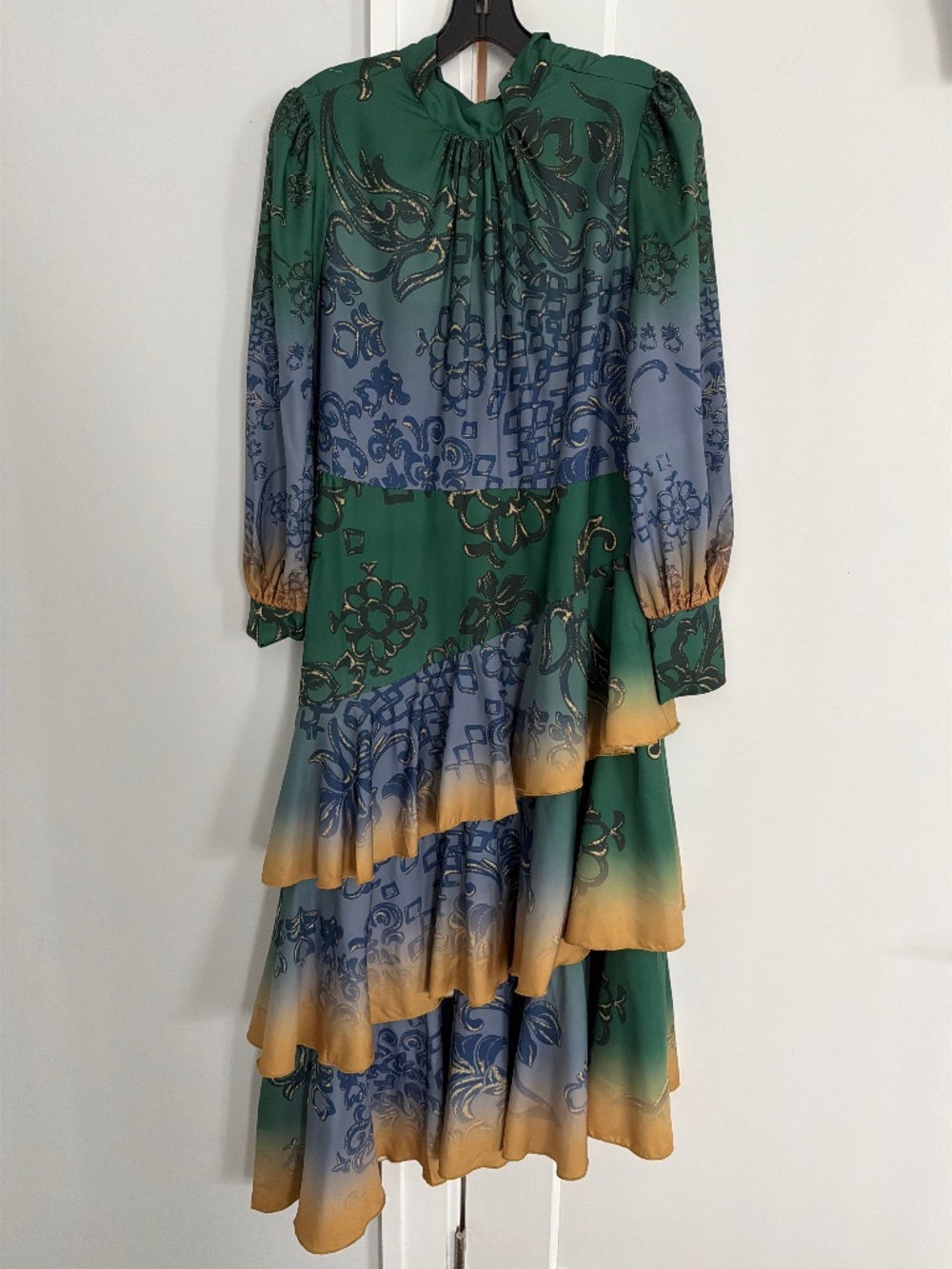 Asymmetrical midi dress